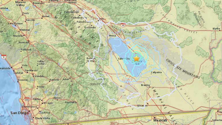 Salton Sea earthquake swarm