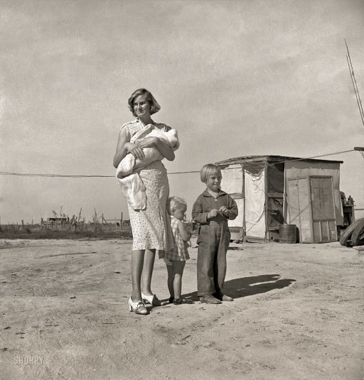 Click to enlarge Dorothea Lange Family