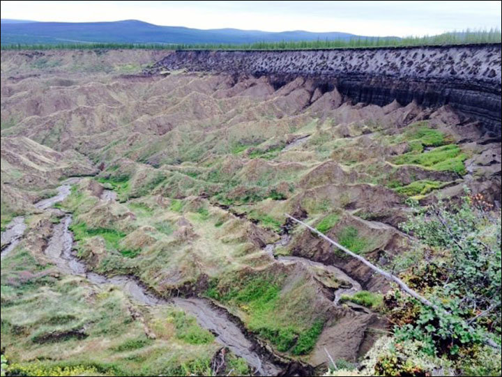 Batagaika Crater, Siberia, Close up