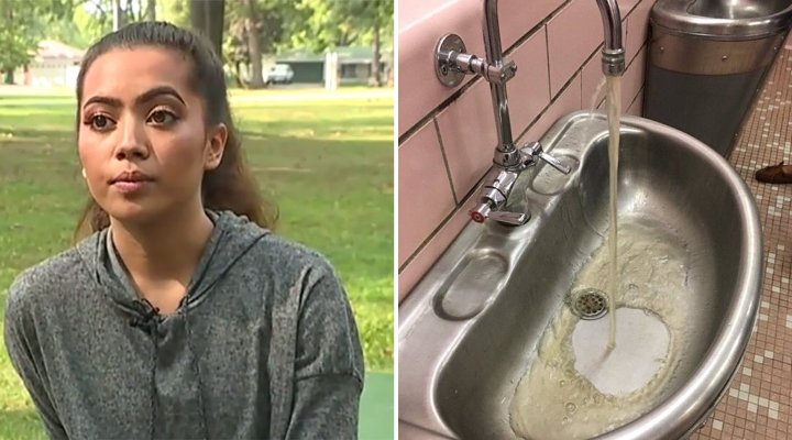 polluted water high school michigan