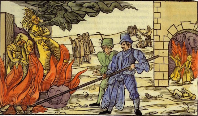 burning at the stake