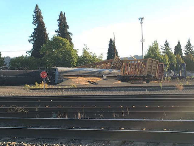 Eugene train derailment