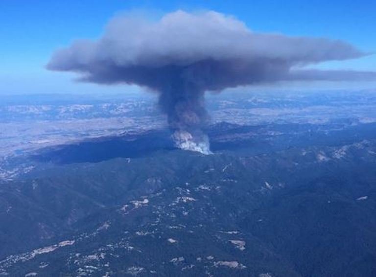 Santa Cruz wildfire