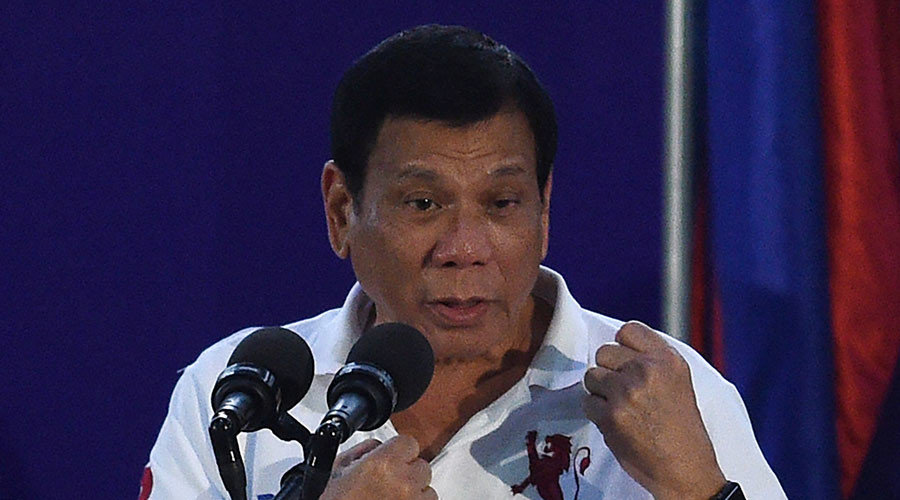 Philippine President Rodrigo Duterte