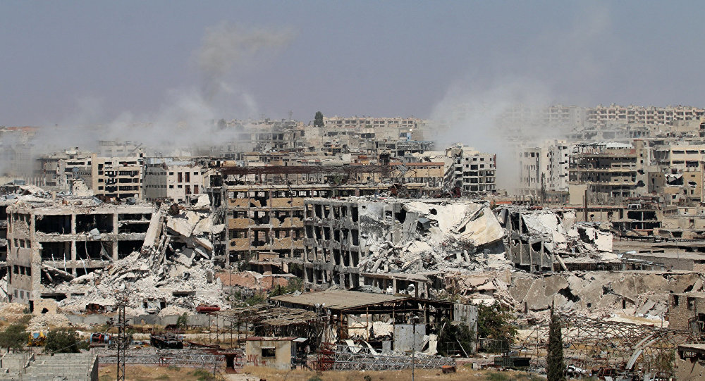 Aleppo destruction