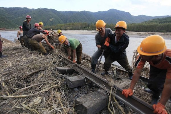 North Korea Flood