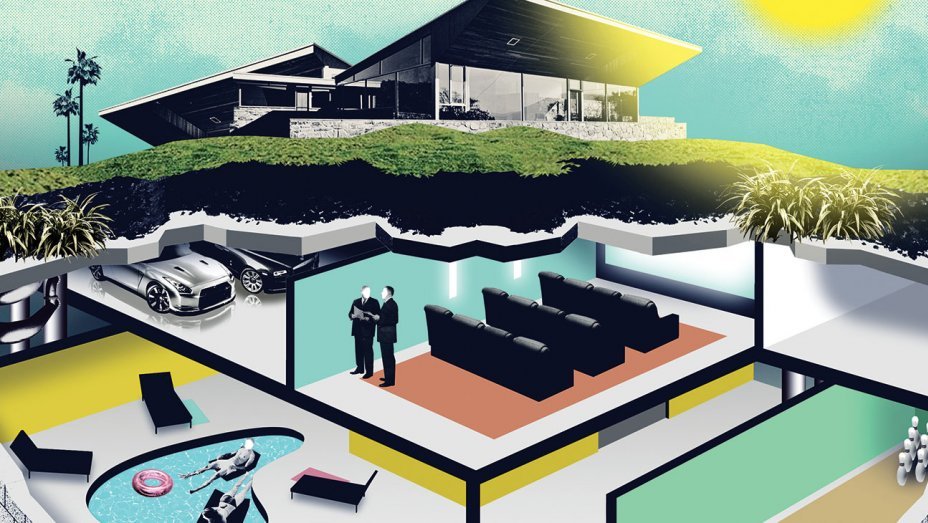 Click to enlarge underground bunker