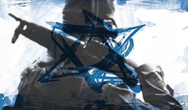 Israeli sponsered militant graphic