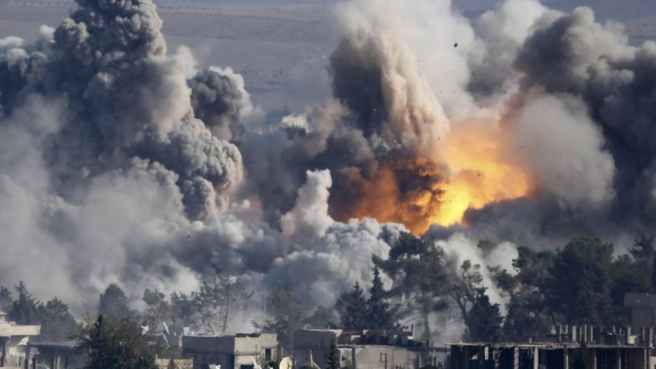 coalition airstrike Syria