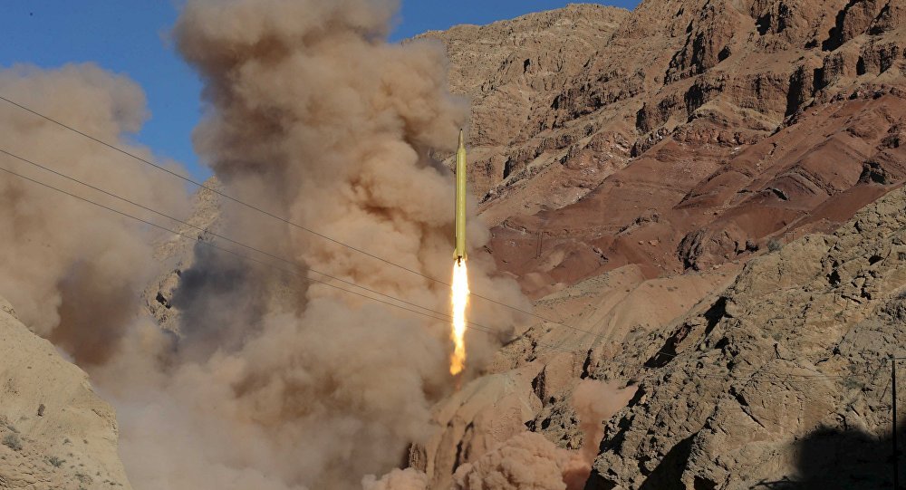 Iran ballistic missle launch