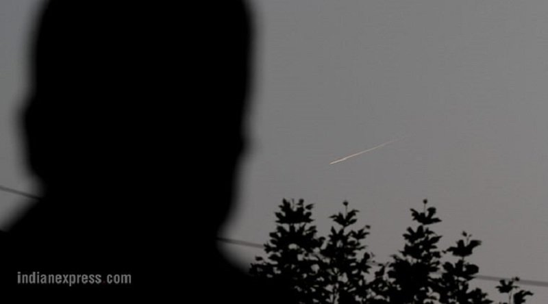Click to enlarge Meteorite in Srinagar