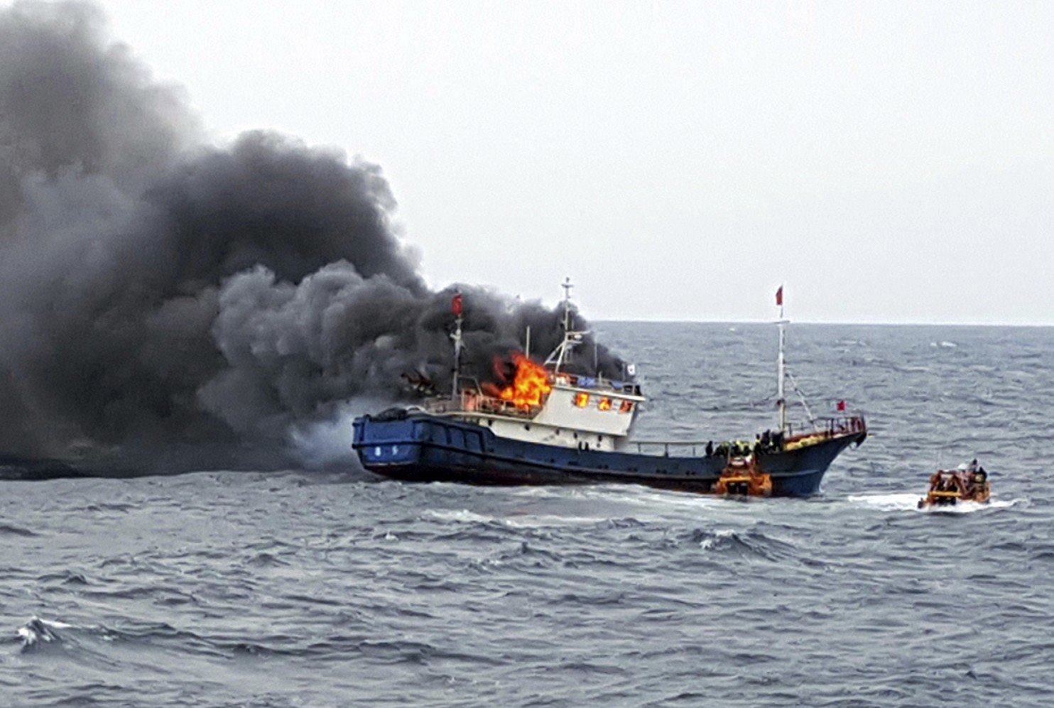 South Korea’s coast guard said three Chinese fishermen found dead