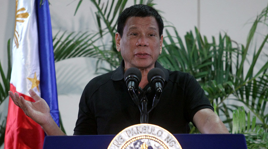 Click to enlarge Philippines President Rodrigo Duterte