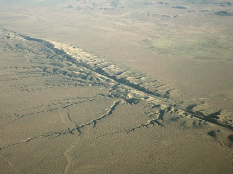 Click to enlarge San Andreas Fault