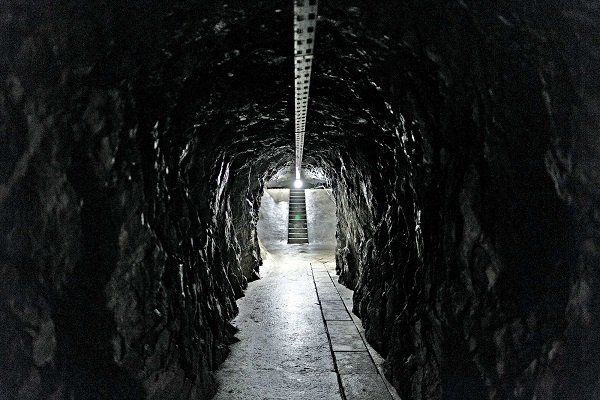 A maze of tunnels leads to the vaults