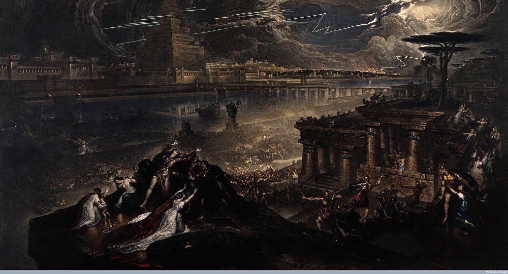 Fall of Babylon painting