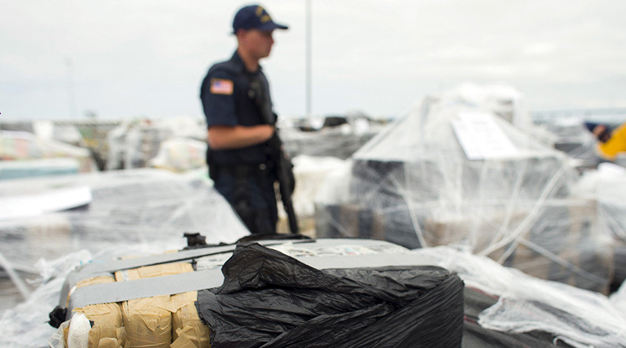US drug enforcement officer