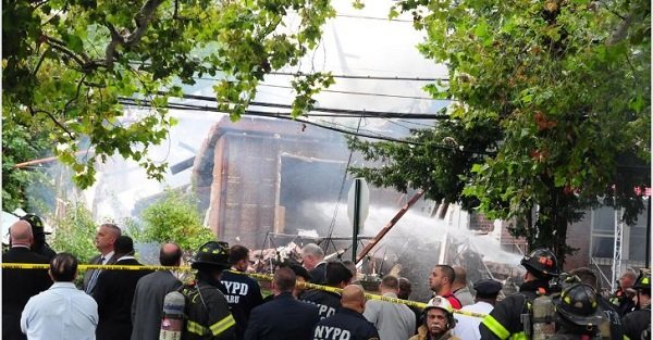 apartment explosion