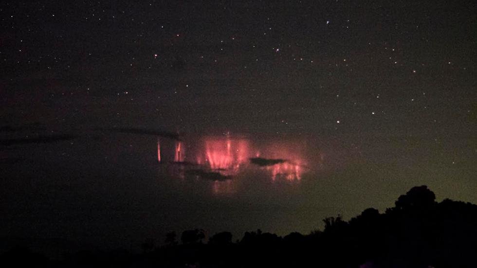 Sprites above Hurricane Matthew
