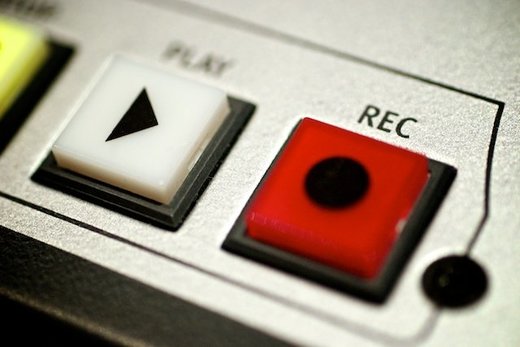 Click to enlarge record button