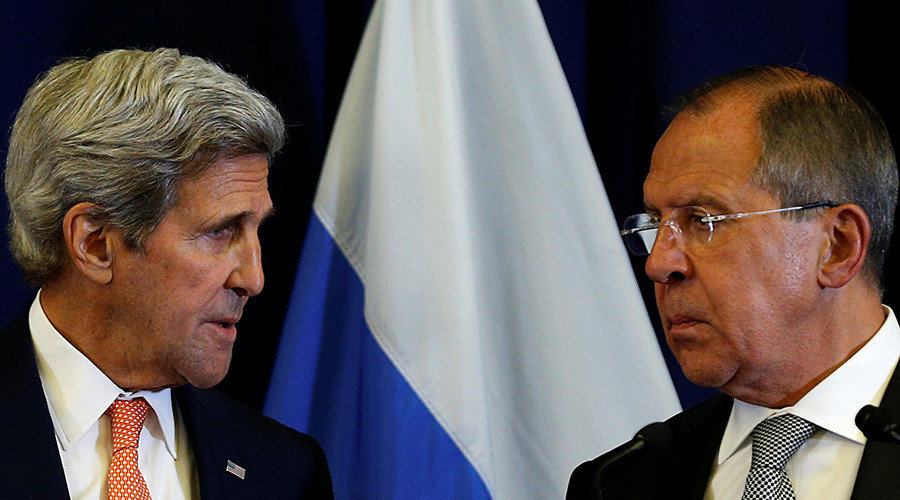 U.S. Secretary of State John Kerry and Russian Foreign Minister Sergey Lavrov