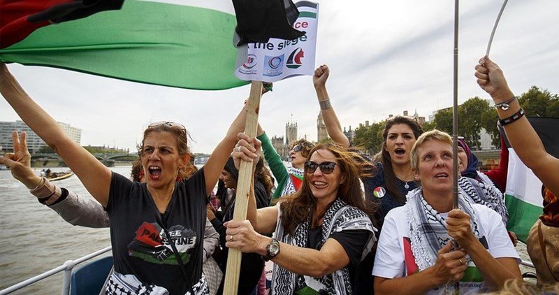 Click to enlarge all-women flotilla to Gaza