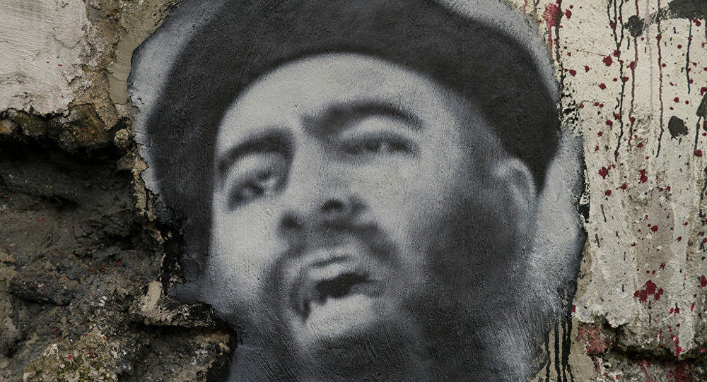 Click to enlarge Abu Bakr Baghdadi painting