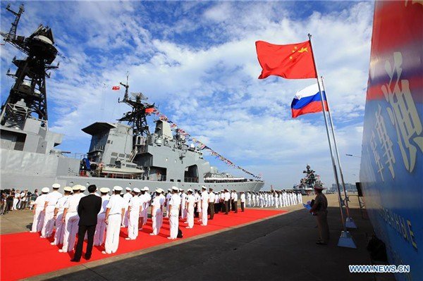 Russia China joint naval drills