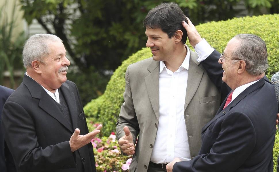 Lula, fernanco haddad, Paulo Maluf