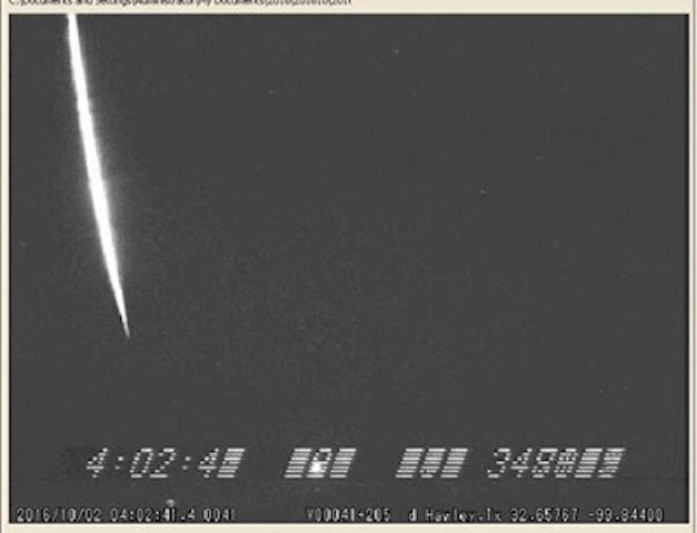 Fireball in Hawley, Texas
