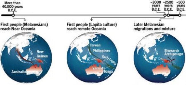 Click to enlarge First Polynesians