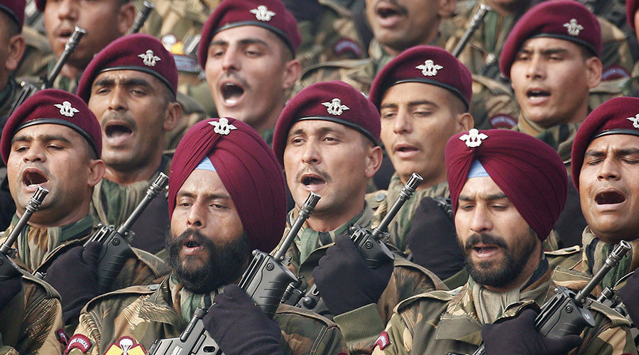 Click to enlarge Indian soldiers