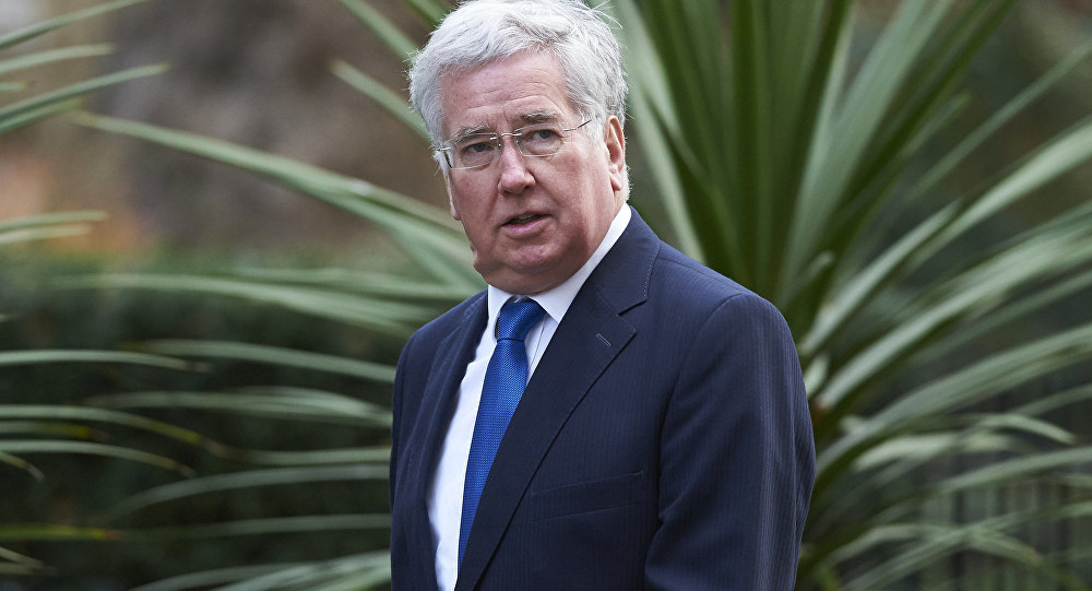 UK Defense Secretary Michael Fallon