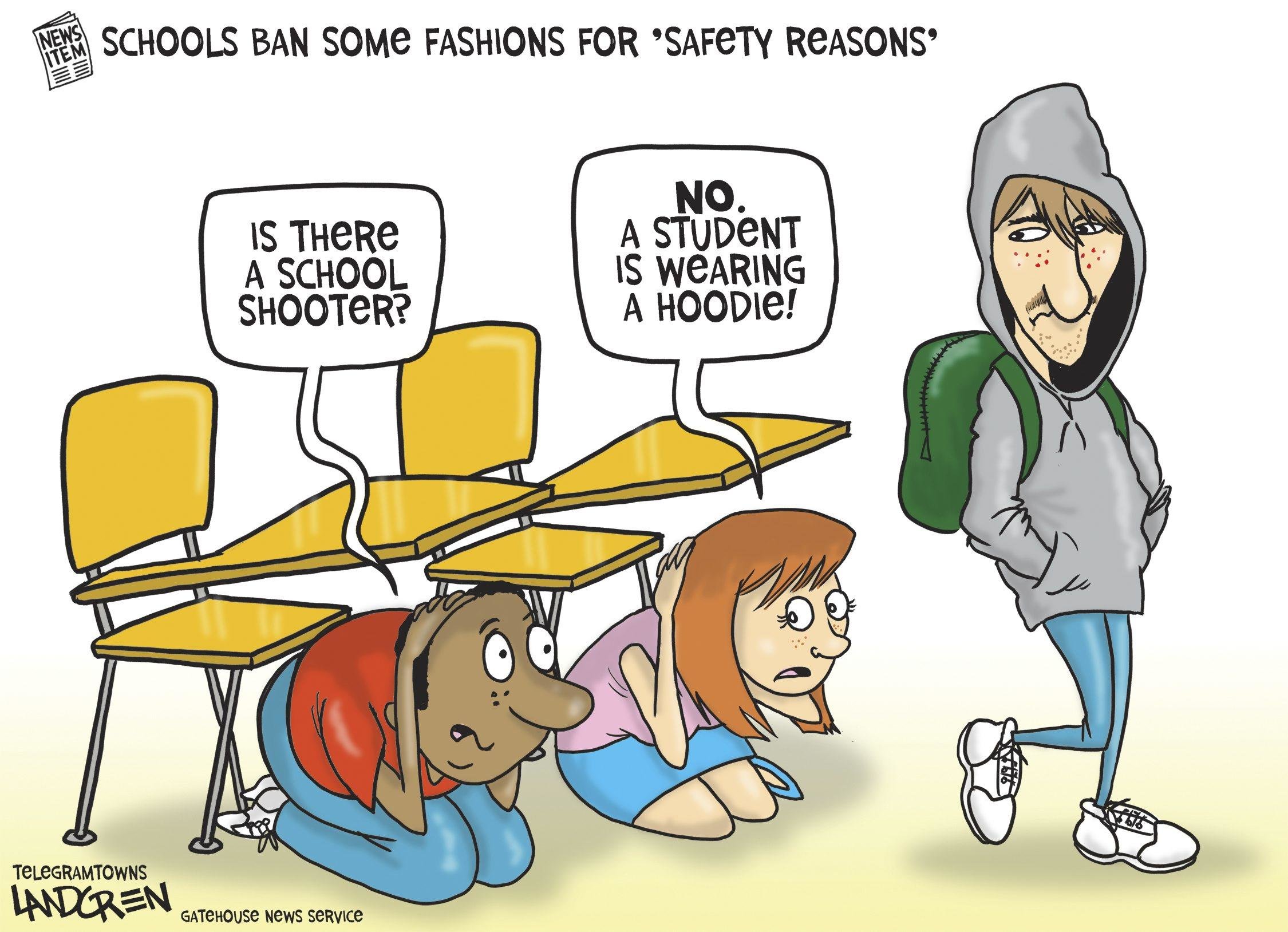 Schools ban hoodies