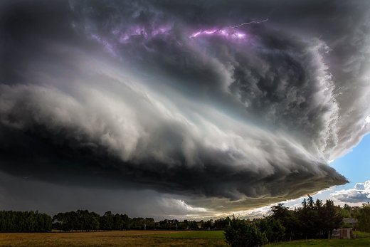 Click to enlarge Supercell storm