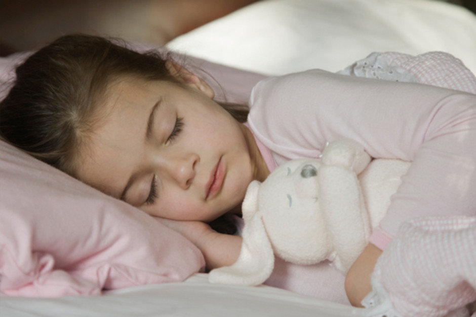 Click to enlarge child sleeping