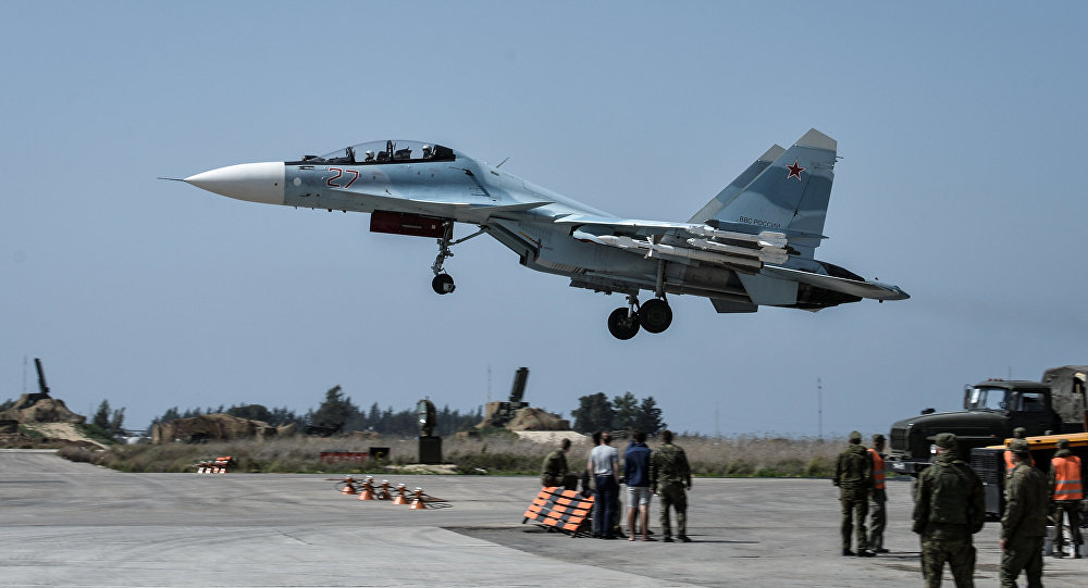 Hmeimim air base in Syria