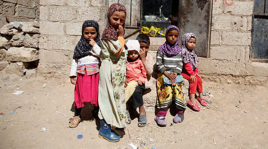 Click to enlarge starving children