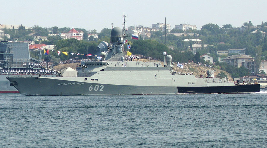 Russian Zelyony Dol small missile ship.