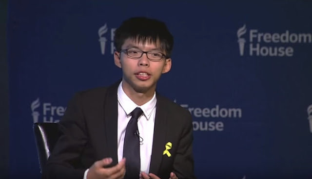 Click to enlarge Joshua wong