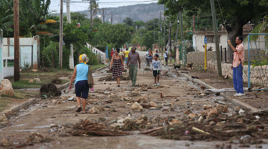 Click to enlarge Hurricane Matthew in Cuba