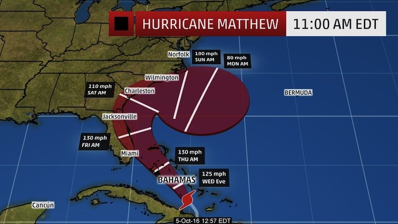 Click to enlarge hurricane matthew