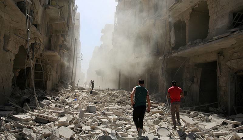 damage Aleppo September 2016