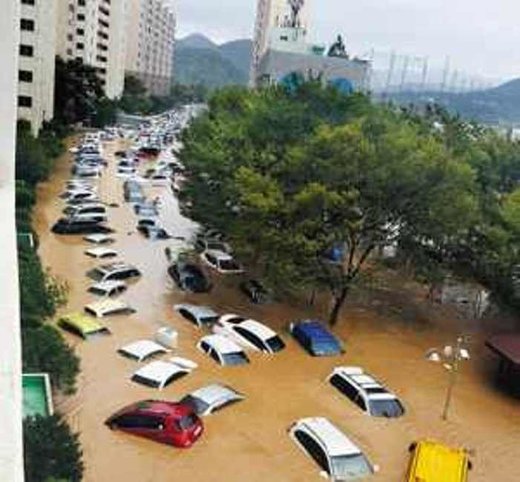 typhoon Chaba damage