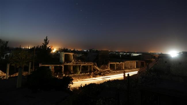Click to enlarge Damaged buildings in the northern Aleppo