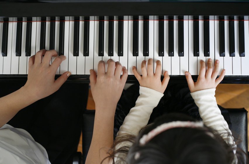 piano playing