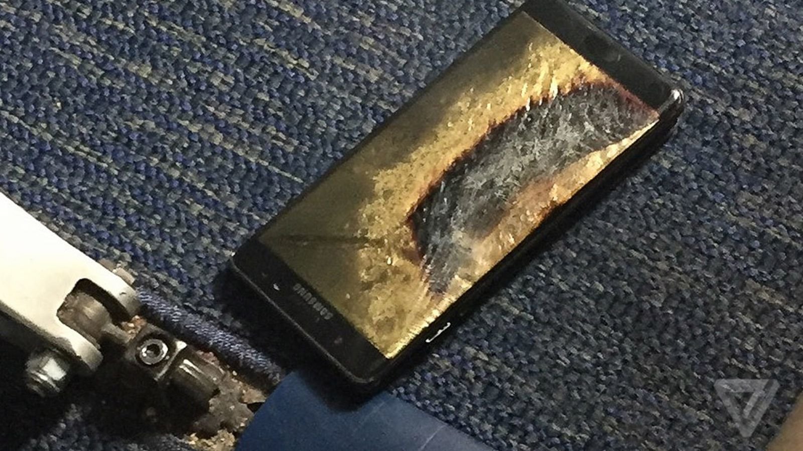 samsung phone burns
