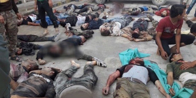 Suicide bomb attack at Atma refugee camp