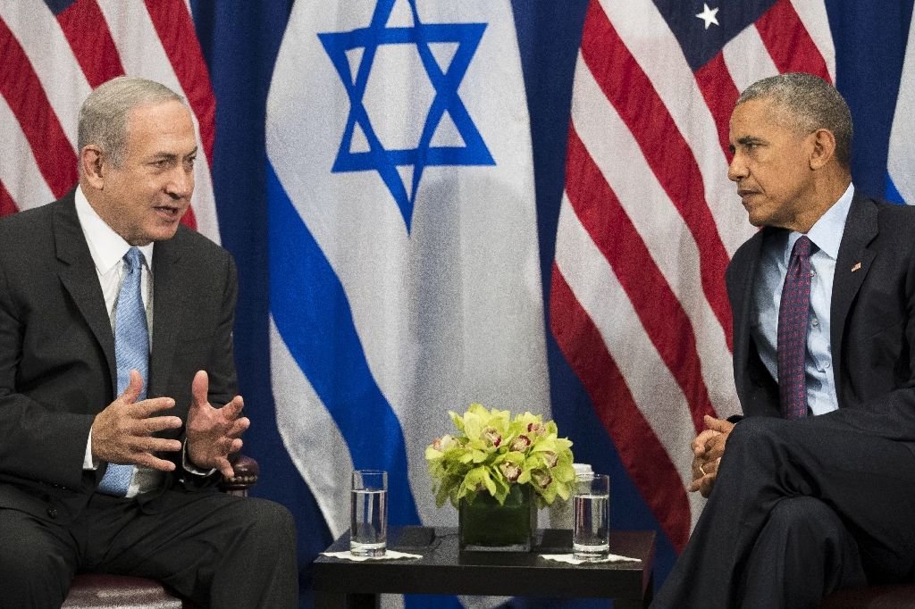 Click to enlarge Netanyahu and Obama