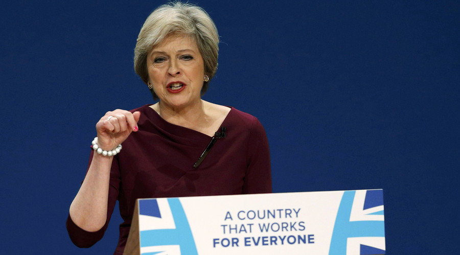 Britain's Prime Minister Theresa May